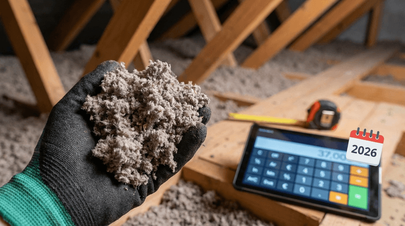 Ile kosztuje ocieplenie poddasza celulozą w 2026 roku?